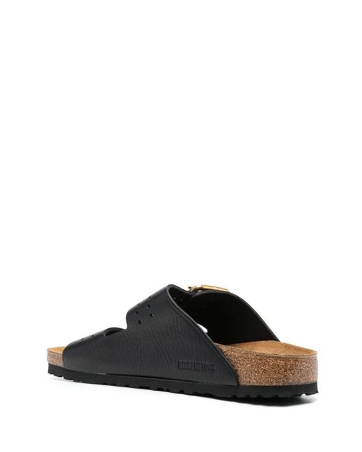 Birkenstock Black Arizona Bold Leather Sandals for men