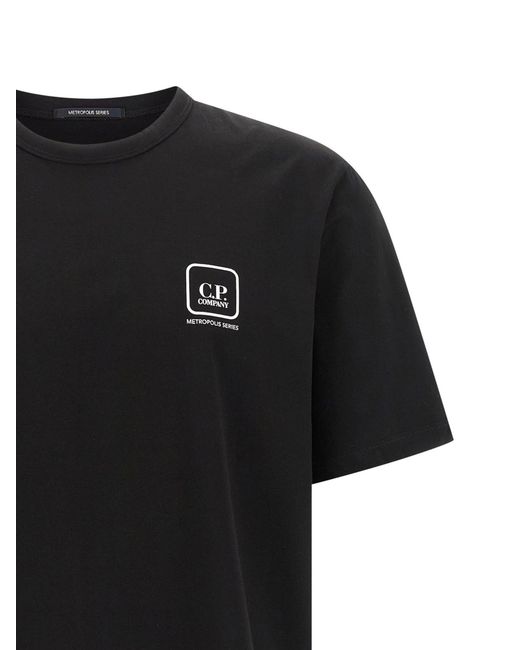 C P Company Black The Metropolis Series T-Shirt for men