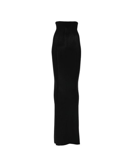 Rick Owens Black Maxi Skirt