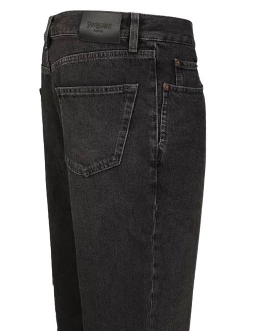 Saint Laurent Black Mick Long Denim Jeans for men