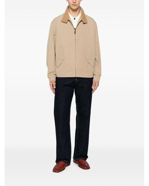 Emporio Armani Natural Nylon Bomber Jacket for men