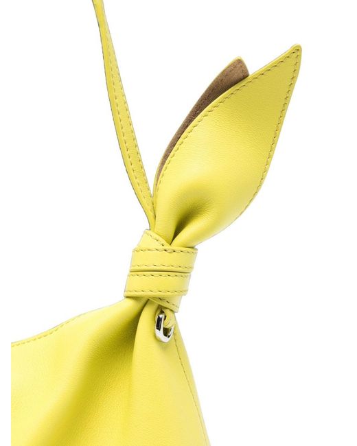 Loewe Yellow Scarf Mini Leather Shoulder Bag