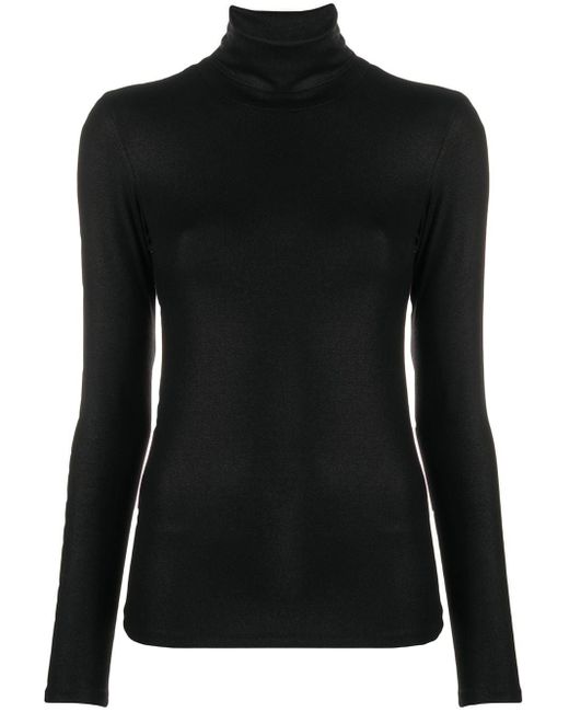 Maglia A Collo Alto di Majestic in Black