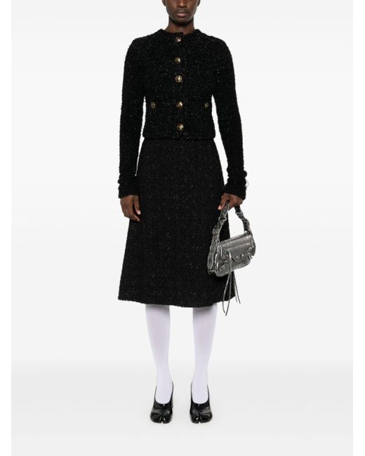 Balenciaga Black Cropped Jacket