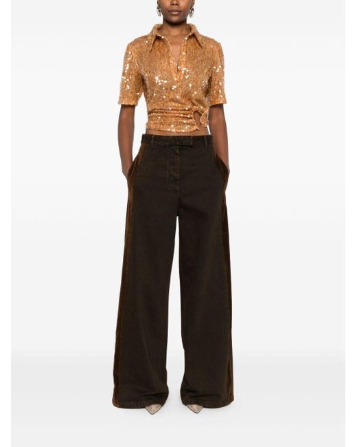 Dries Van Noten Black Penn Cotton Trousers