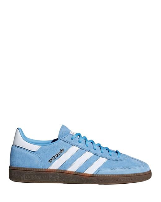 Adidas Blue Premium Leather Sneakers for men