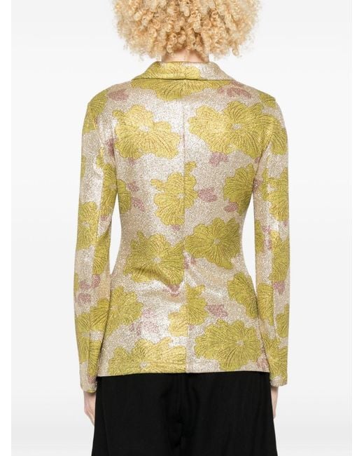 Siyu Green Rosella Single-Breasted Jacket
