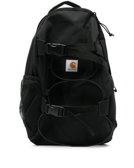 Carhartt Black 'Kickflip' Backpack With Logo for men