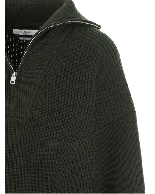Isabel Marant Green Row Neck Sweather Benny for men