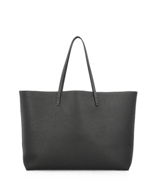 Fendi Black Roll Medium Leather Tote Bag