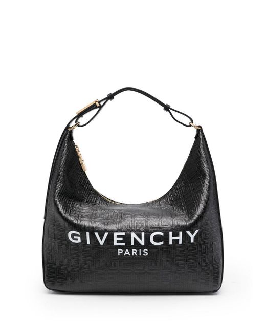 Givenchy Moon Cut Out Hobo Bag in Black | Lyst UK