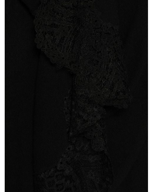 Ermanno Scervino Black Cashmere Stole