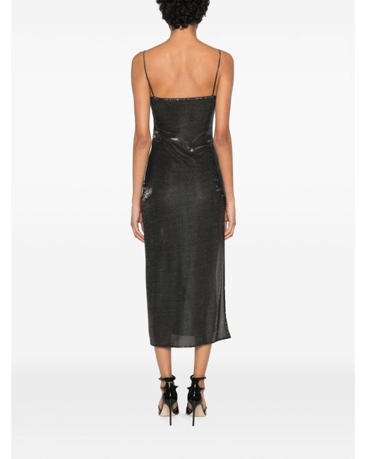 Gucci Black Jersey Midi Dress