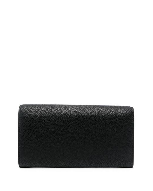 Emporio Armani Black Continental Flap Wallet