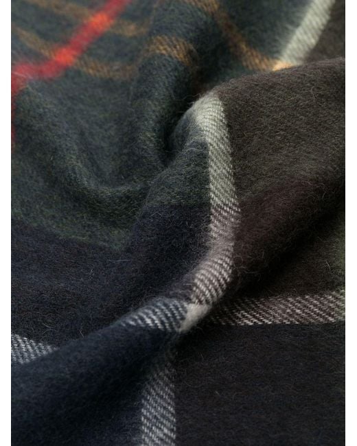 Barbour Green Tartan Scarf Carrbridge for men
