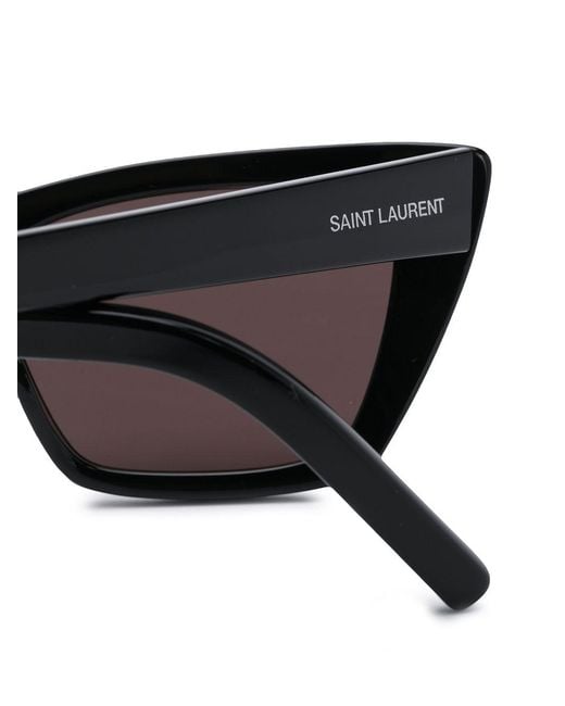Saint Laurent Brown New Wave Sunglasses