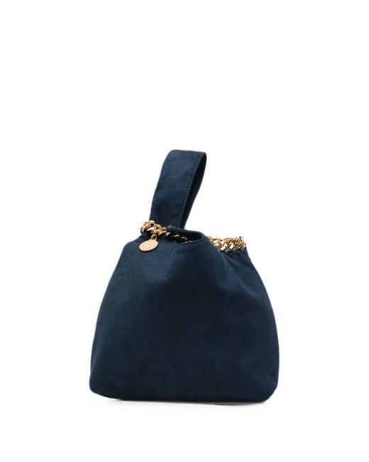 Stella McCartney Blue Falabella Wristlet Bag