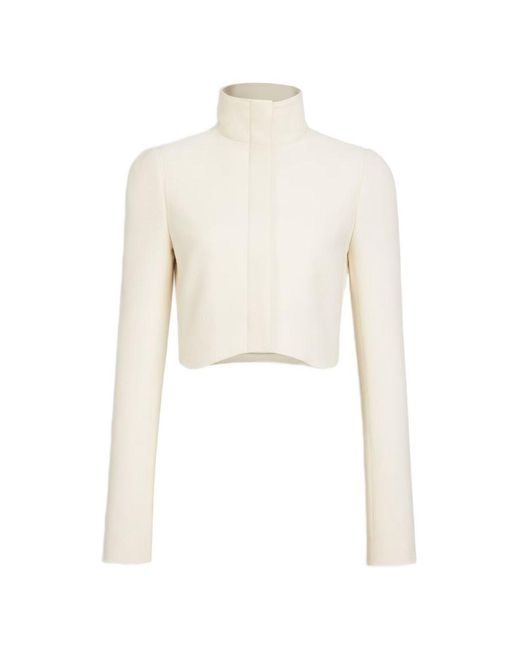 Alaïa White Wool Tailored Jacket