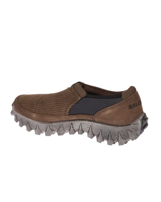 Salomon Brown Slip-On Sneakers for men
