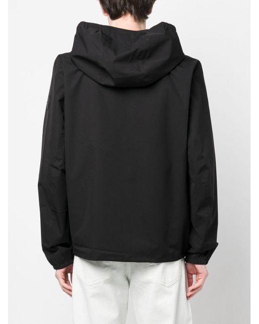 Woolrich Black Zip-up Hooded Jacket for men