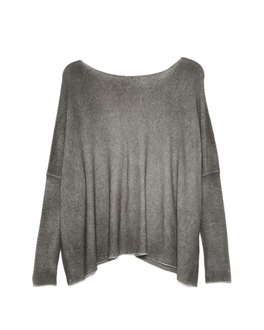 Avant Toi Gray Cahsmere Oversized Sweater