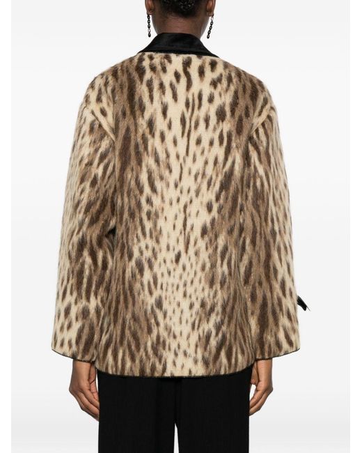 Forte_forte Natural Wool Blend Double-Breasted Jacket
