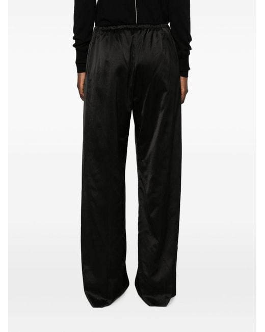 Dries Van Noten Black Puvis Straight Trousers