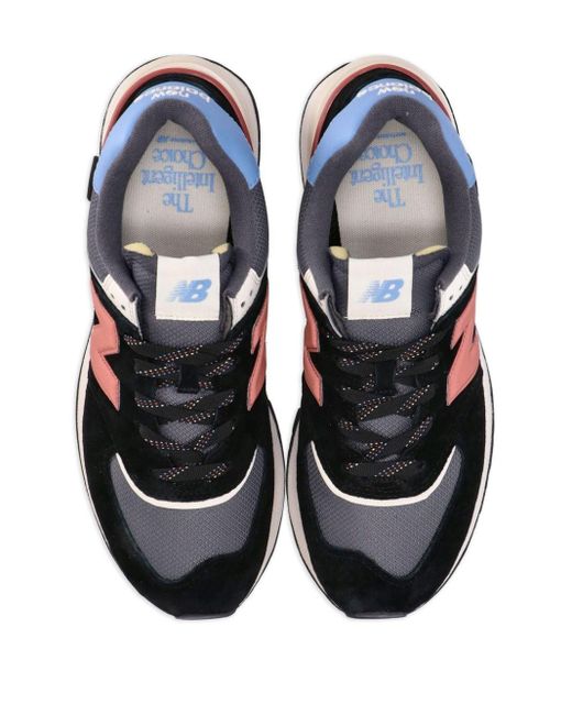 Sneakers 574 con inserti di New Balance in Blue da Uomo