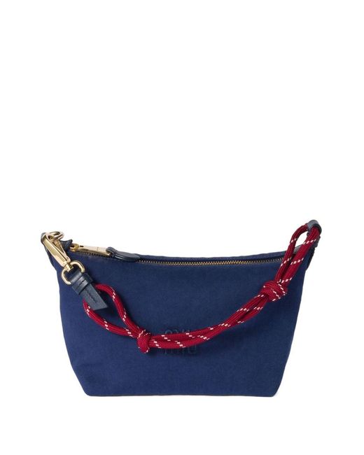 Miu Miu Blue Gabardine Mini Bag