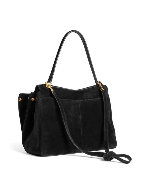 Balenciaga Black Rodeo Medium Leather Handbag