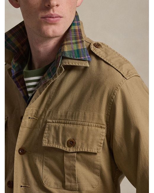 Polo Ralph Lauren Green Classic Fit Textured Shirt for men