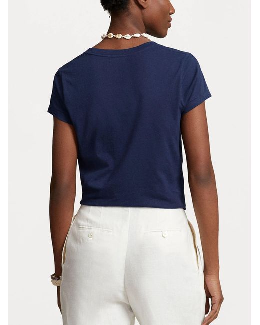 Polo Ralph Lauren Blue V-Neck T-Shirt