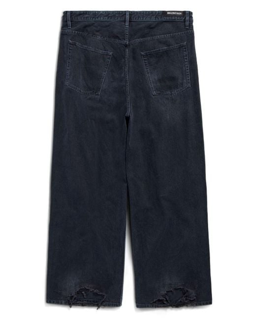 Balenciaga Blue Wide-leg Jeans
