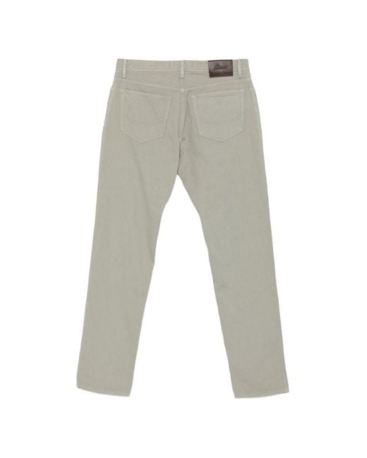 Brioni Gray Meribel Denim Cotton Jeans for men