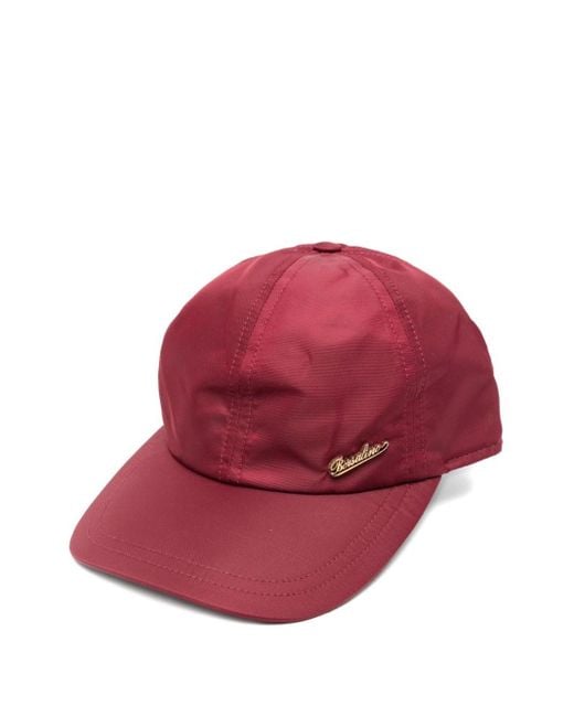 Borsalino Red Hiker Rain Baseball Cap for men