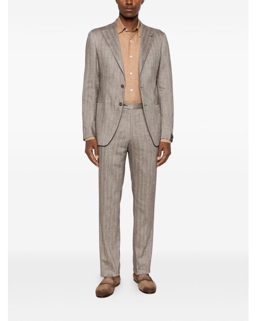 Brioni Natural Linen Shirt for men