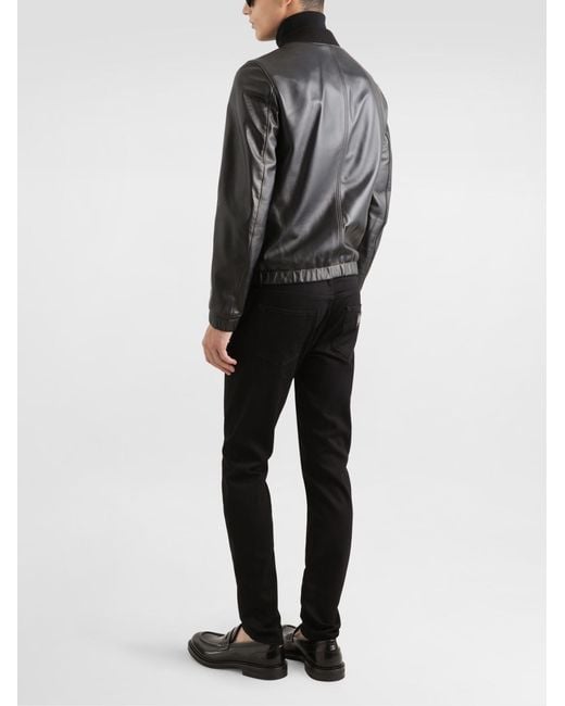 Dolce & Gabbana Black Skinny Jeans for men