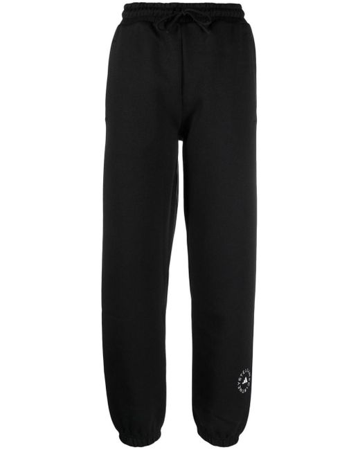 Adidas By Stella McCartney Black Organic Cotton Sweatpants