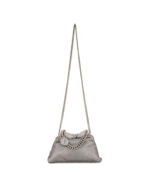Stella McCartney White Falabella Drawstring Mini Tote