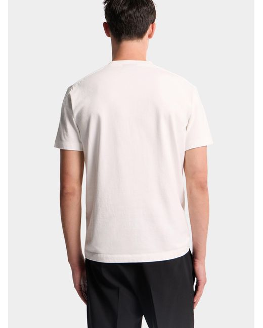 DSquared² White Logo T-Shirt for men