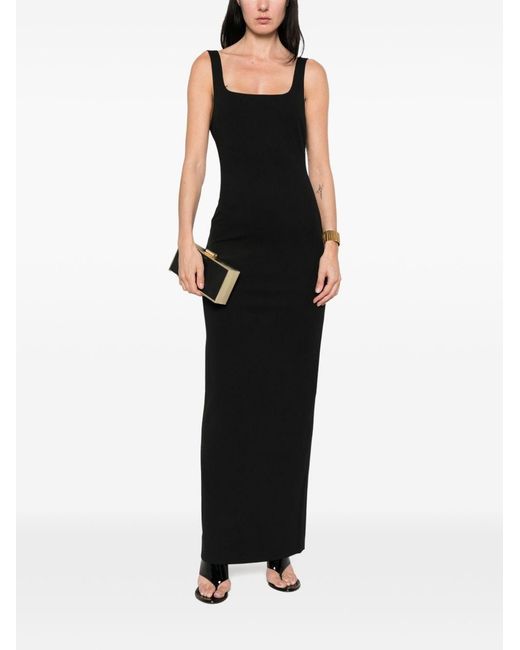 Solace London Black Aneila Maxi Dress