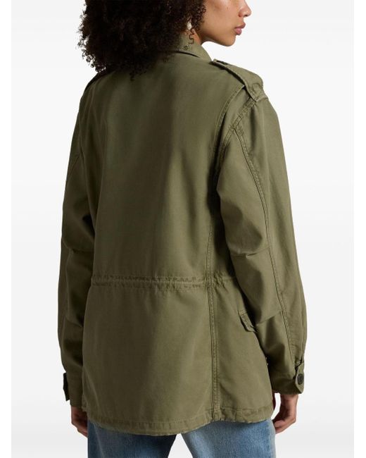 Giacca Con Applicazione di Polo Ralph Lauren in Green