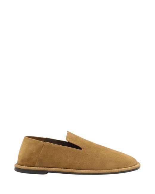 AMI Natural Leather Midi Slipper for men