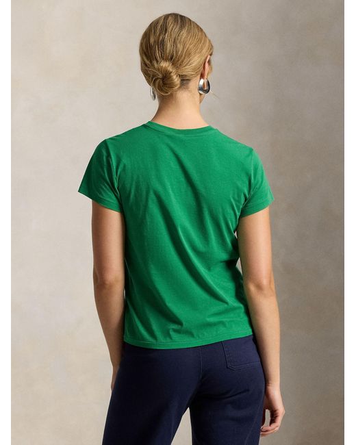 Polo Ralph Lauren Green Cotton T-Shirt