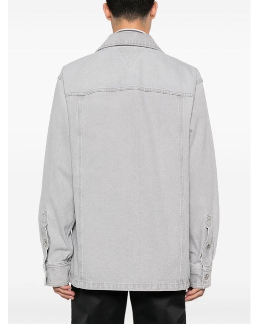 Bottega Veneta Gray Denim Shirt for men