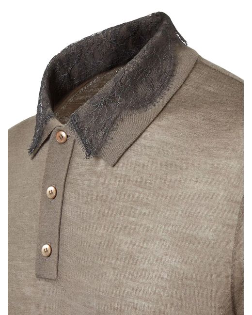 Fendi Gray Polo for men