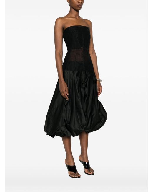 Rick Owens Black Bustier Top