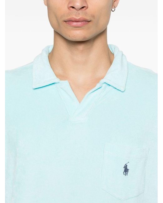 Polo Ralph Lauren Blue Chest Pocket Embroidered Logo T-Shirt For for men