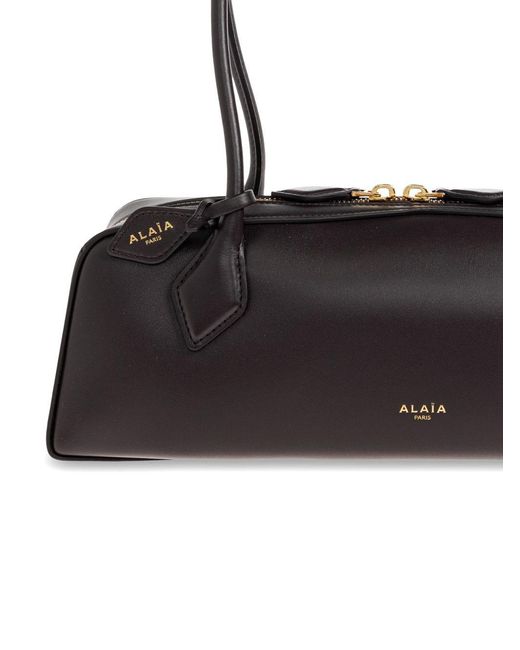 Alaïa Black Le Teckel Medium Leather Shoulder Bag