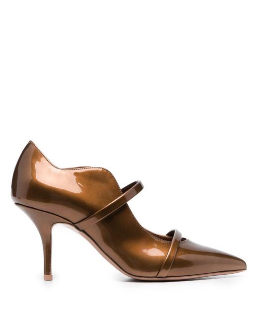 Malone Souliers Brown Maureen 70mm Leather Pumps